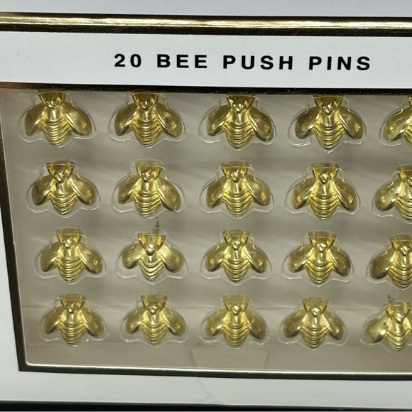 JBC Bee Push Pins Gold - Picture 2 of 3
